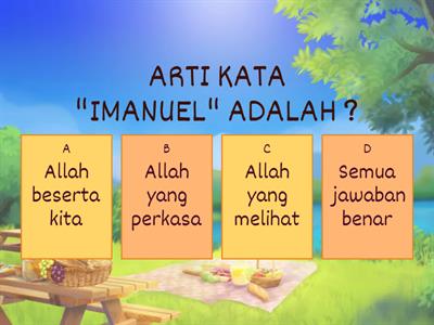 QUIZ TIME "PENGETAHUAN UMUM ALKITAB"