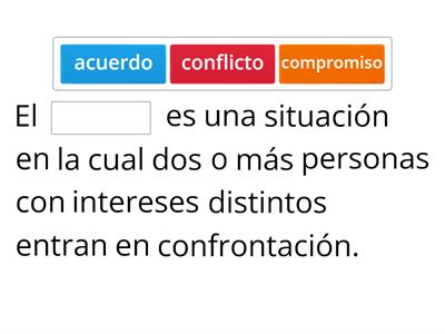 Resolución de conflictos 