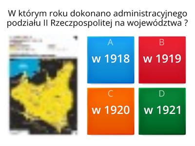 Rządy parlamentarne - quiz dla klas siódmych