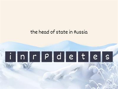  Russia Terms Anagram