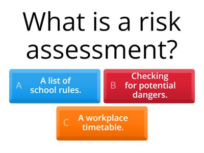 Risk Assessment Quiz