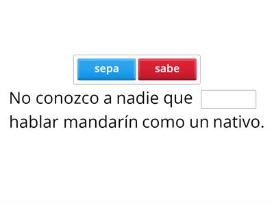 ¿Subjuntivo o Indicativo?