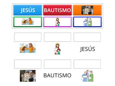 EL BAUTISMO DE JESÚS. INFANTIL 4 AÑOS