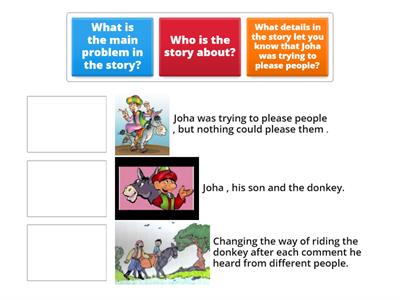 Joha and his donkey : Unit 9 Lesson 2 / Read the story and answer the following questions