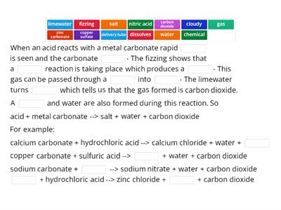 Acid and Carbonates