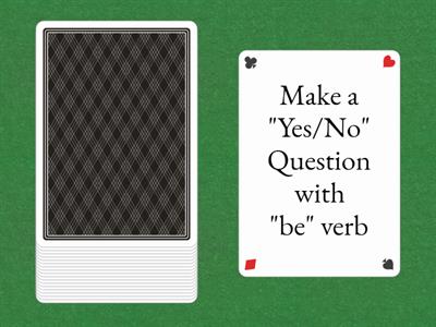 "Be" verb present tense questions 