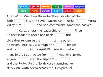 The Korean War - Causes