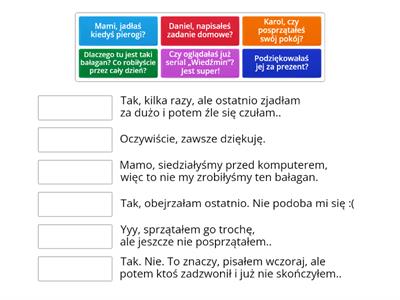 Aspekt - zdania