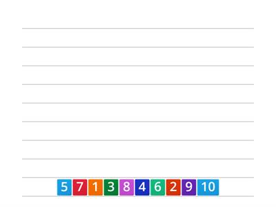 SEQUENCING(1-10)