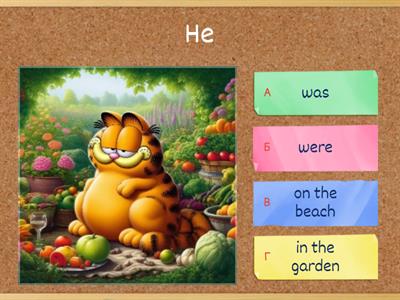 Where were Garfield and his friends?