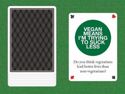 Being a vegetarian or not?