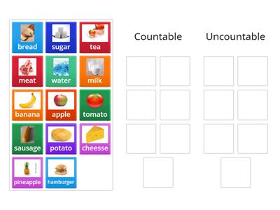 P4 2nd term Unit 2  Countable and Uncountable Food