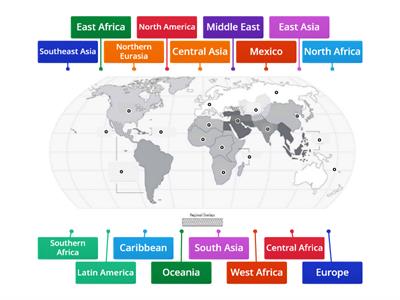 AP World History-Modern Regional Map