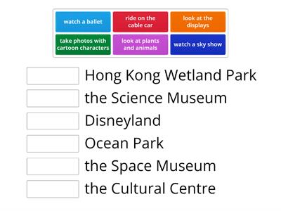 Places & Activities in Hong Kong
