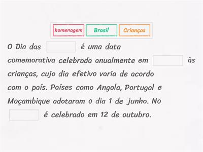 Dia das Crianças