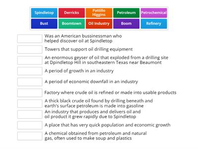 Oil Industry Vocab