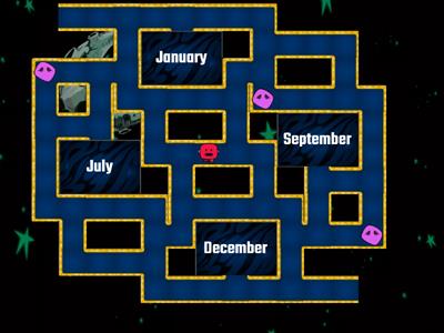 Months of the Year Maze Chase