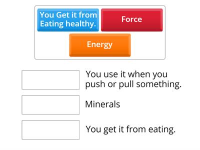 Energy & Force Quiz