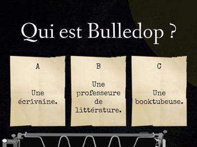 Bulledop et les livres