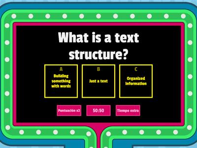 Text structure