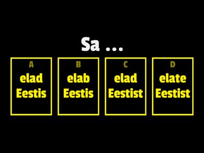 Estonian Grammar Game