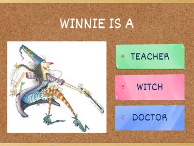 JUNIOR 1: Winnie the witch I