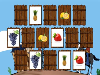 Memorice frutas y verduras