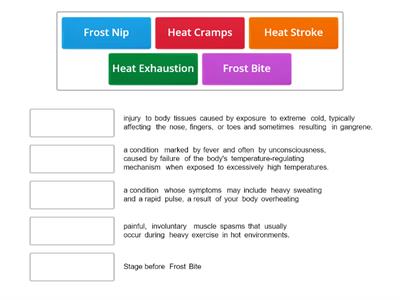 Heat and Cold Injuries 