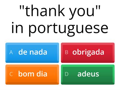 portuguese words