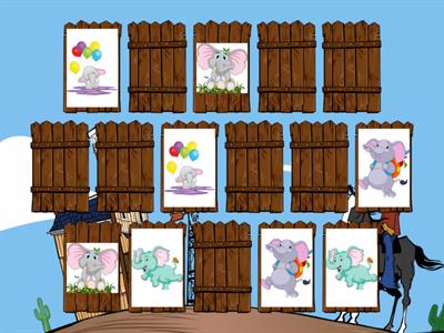 Gems Elephants and Cubs Project Matching Game
