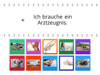 Abschlusstest Szenario Krankheit und Unfall