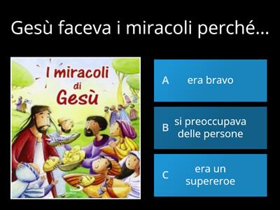 Miracoli di Gesù (x cl. 2) Maestra Donatella 1969