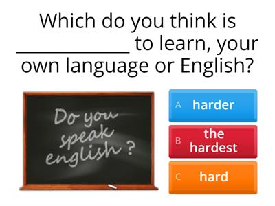 Comparative and Superlative