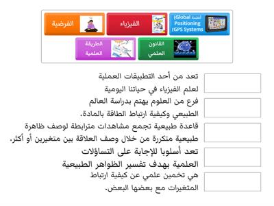 علوم ثالث متوسط - الاسبوع 2- الاربعاء - عمل العلم