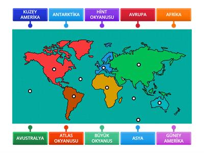 HARİTA  ETKİNLİĞİ 7.SINIF