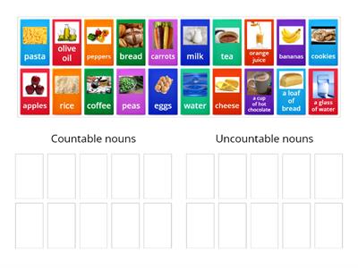 ESOL E2 Countable and Uncountable nouns