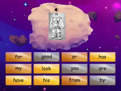 Robot Tricky Words  Find the Match