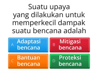 Bencana Alam dan Mitigasi Bencana