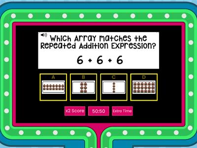 Arrays with Repeated Addition