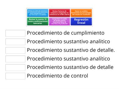 PROCEDIMIENTOS DE AUDITORIA