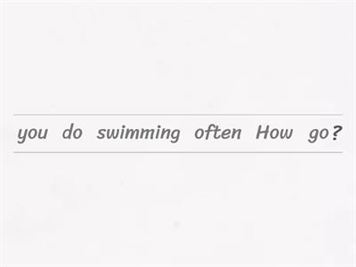 7. How often do you eat breakfast? sentence