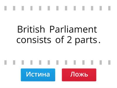 Composition of British Parliament 
