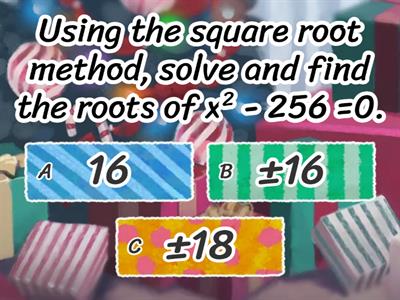 Solving and Transforming Quadratic Equations