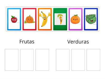 categorizacion semantica frutas y verduras