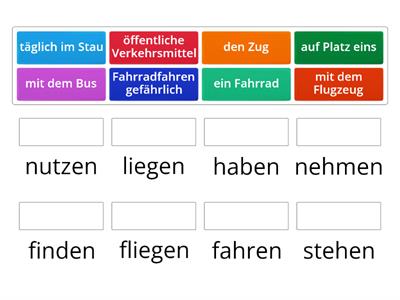  Welches Verb passt? Ordnen Sie zu. Spektrum, L7