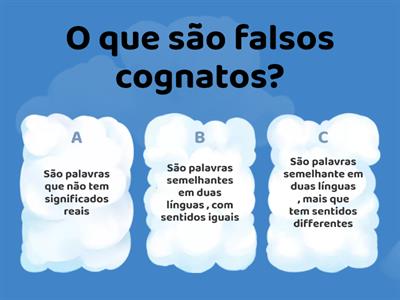 Cognatos e falsos cognatos 