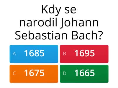 Johann Sebastian Bach - kvíz