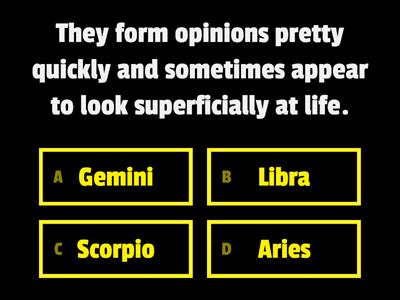 Zodiac Signs