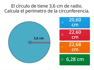 TEST área y perímetro