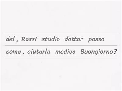 Organizza la frase " prendere un appuntamento"